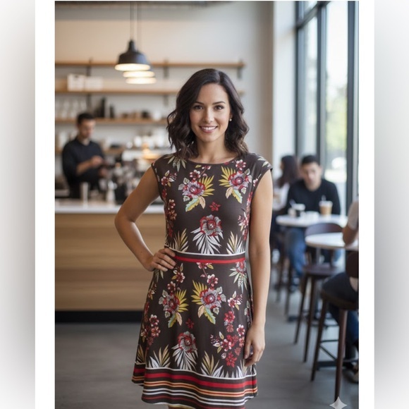 Dresses & Skirts - New York Company size S Floral Print Dress - Multicolor